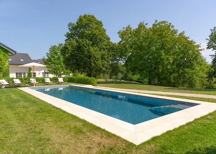 Luxus Mit Grossem Pool Alleinlage Naehe Graz Villa Erbersdorf